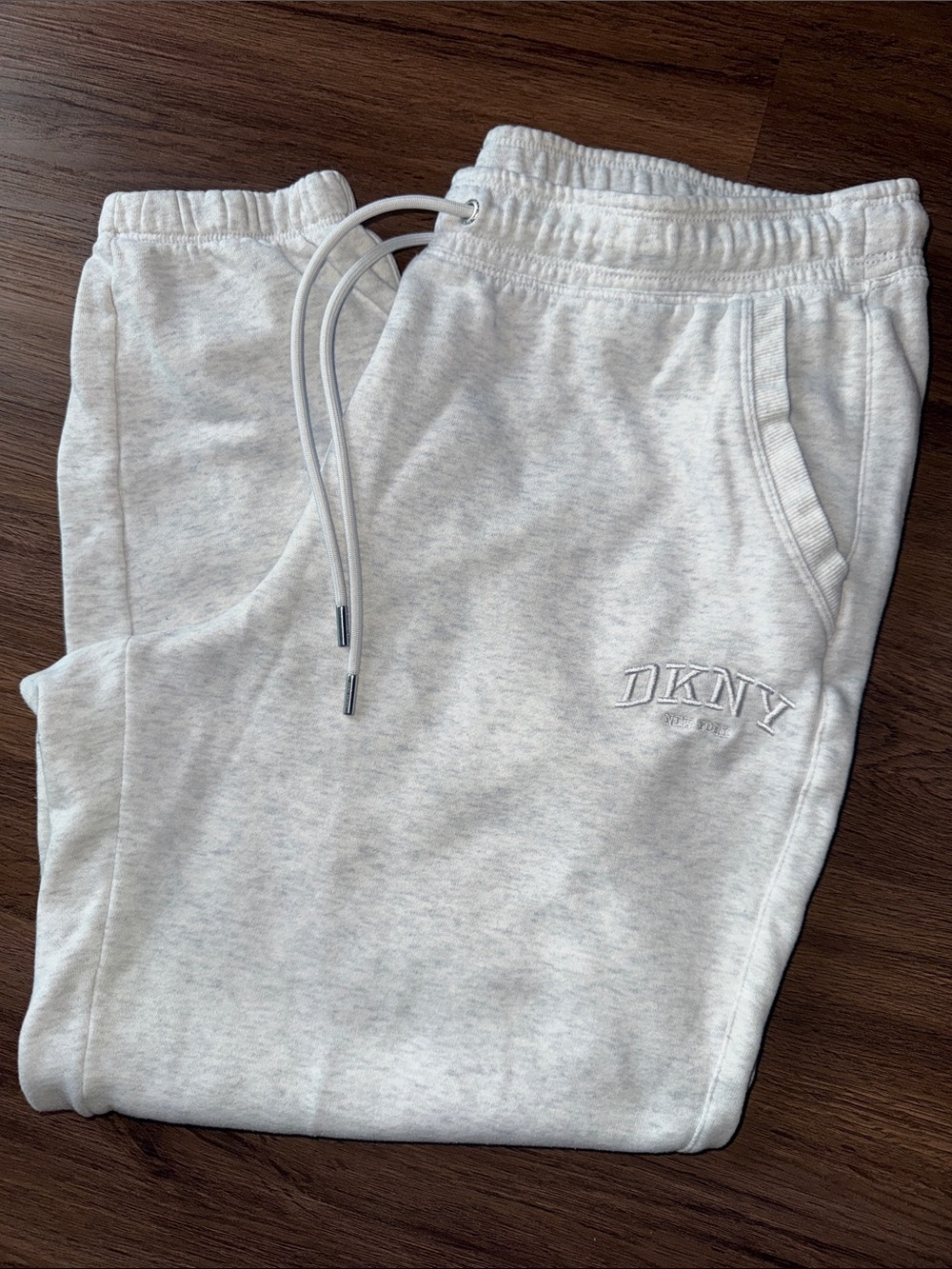 DKNY Light Heather Gray Sweatpant Joggers